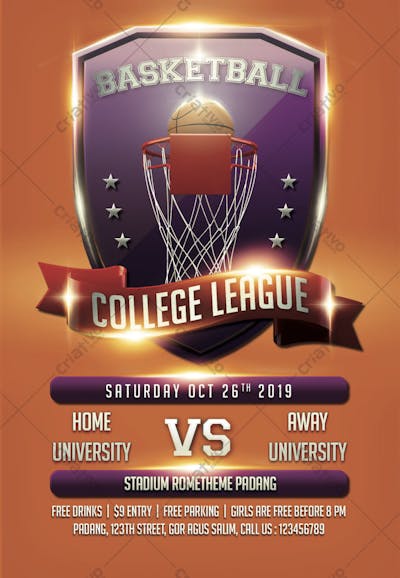 FLYER BASKETBALL, BASQUETE (3)