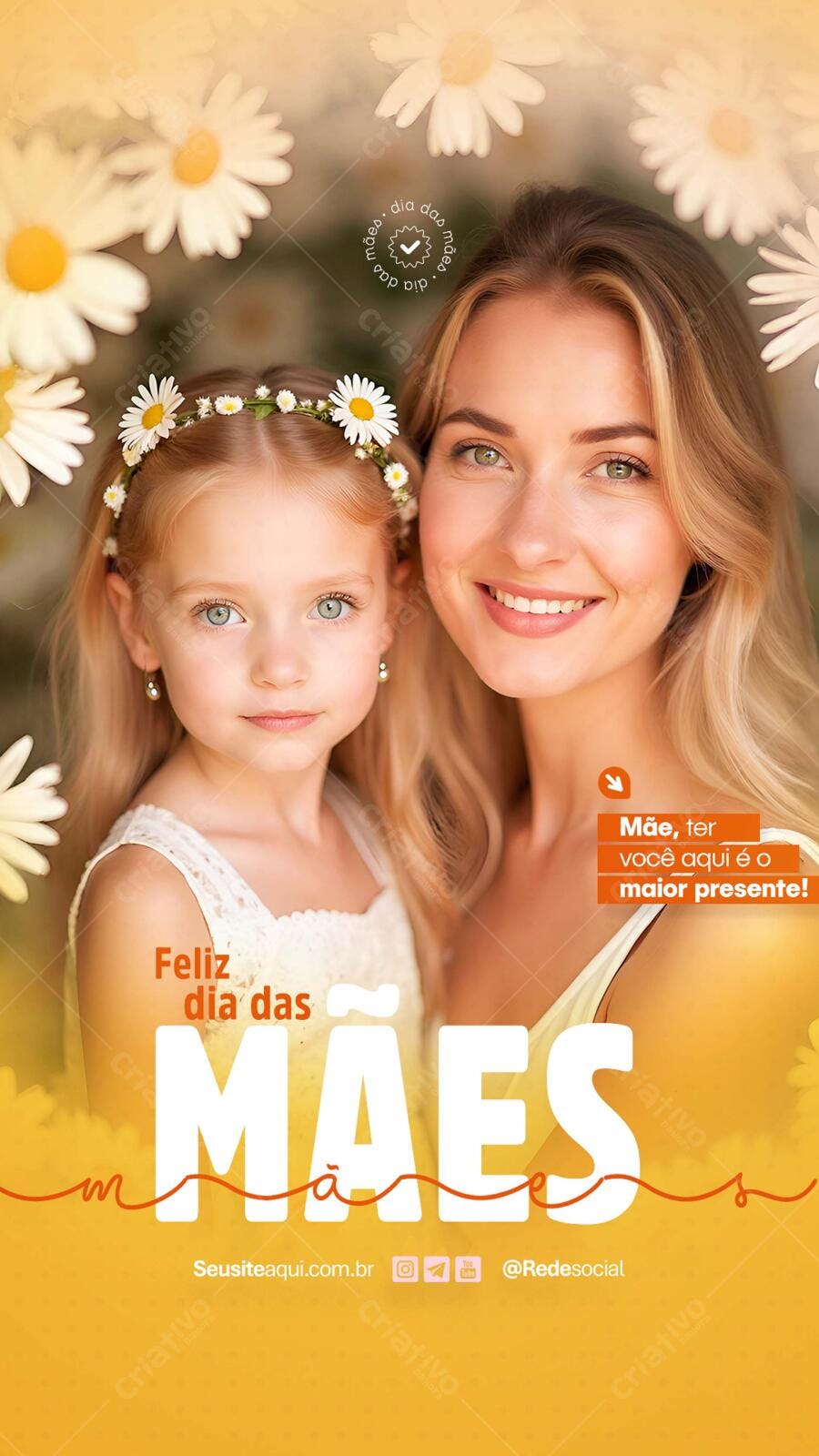 Postagem Dia das Mães PSD Editável