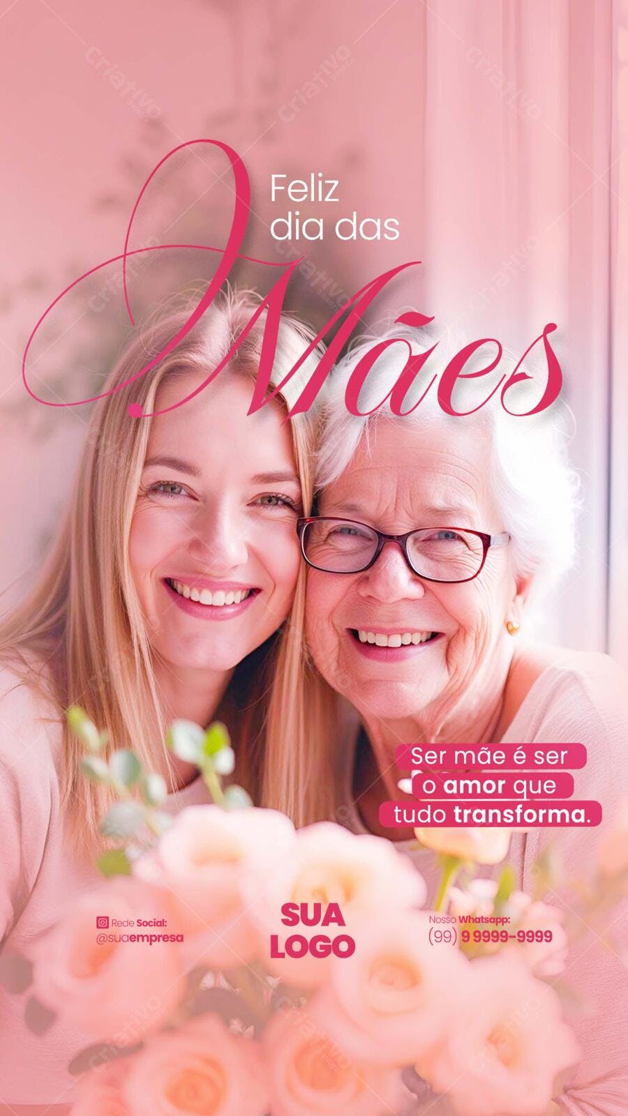Flyer Dia das Mães PSD Editável
