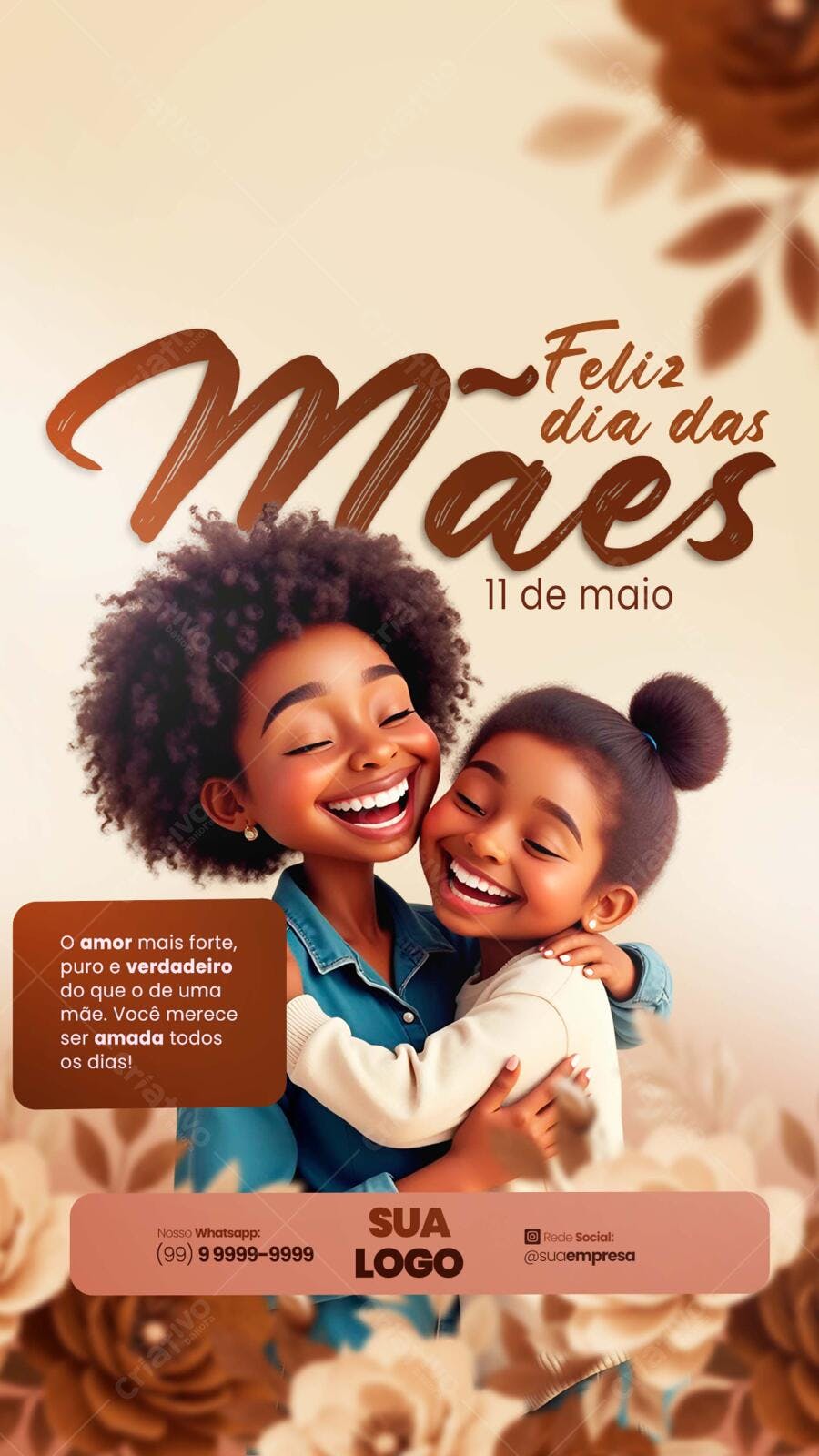 Flyer Dia das Mães PSD Editável
