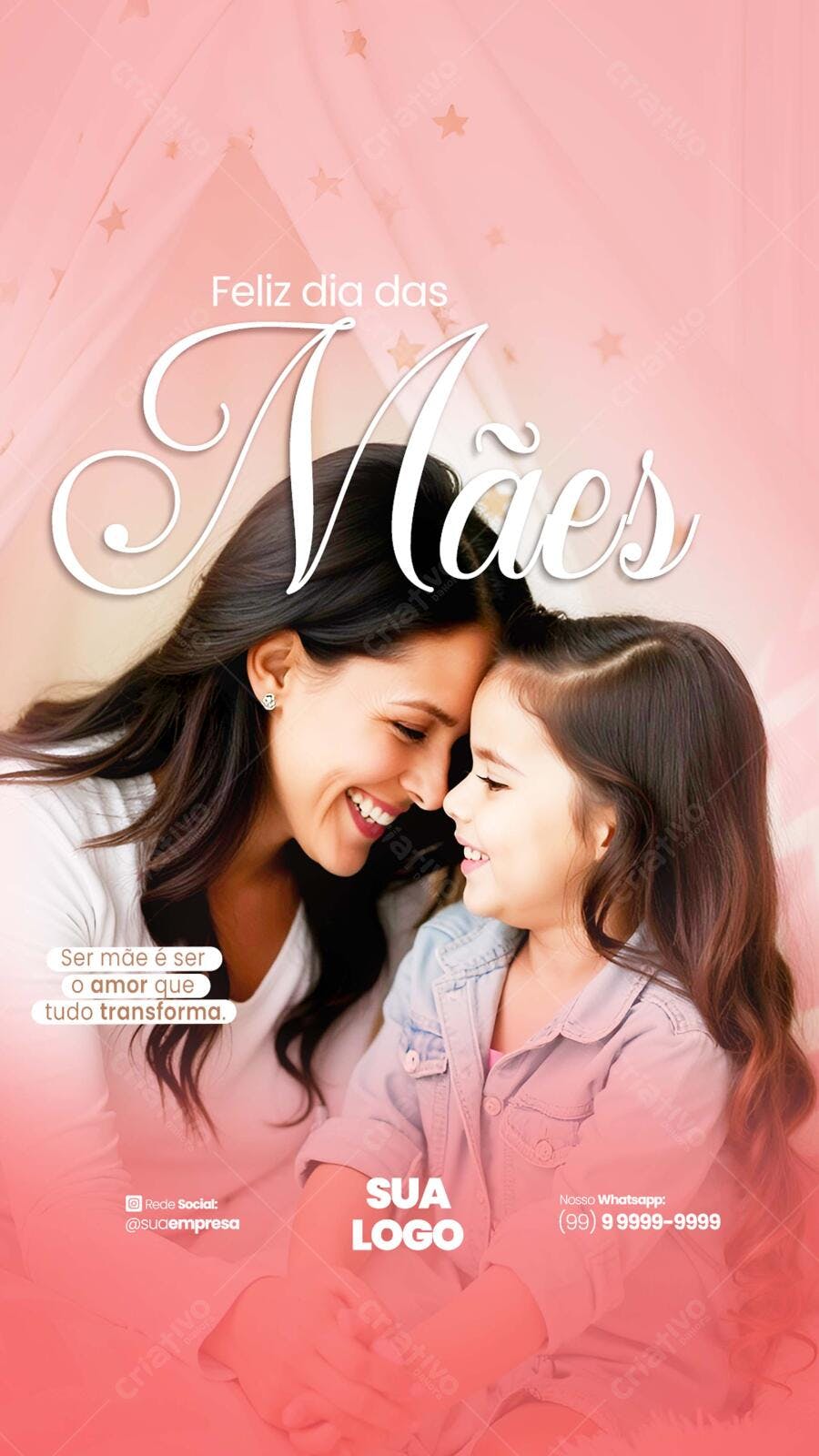 Flyer Dia das Mães PSD Editável
