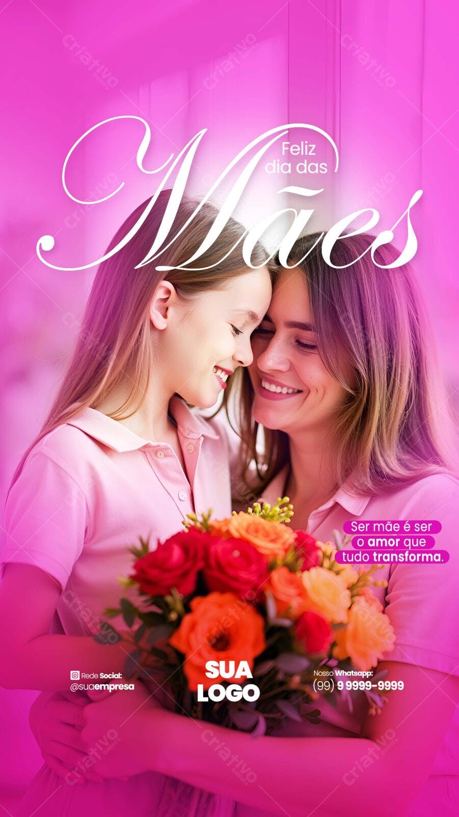 Flyer Dia das Mães PSD Editável
