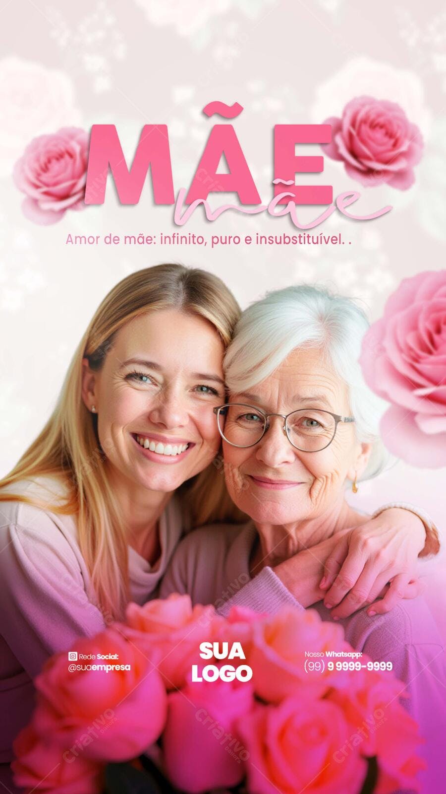 Flyer Dia das Mães PSD Editável