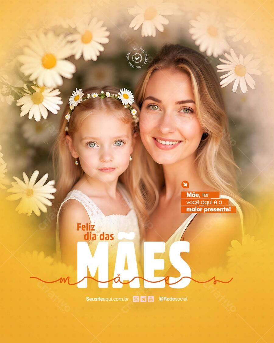 Flyer Dia das Mães PSD Editável