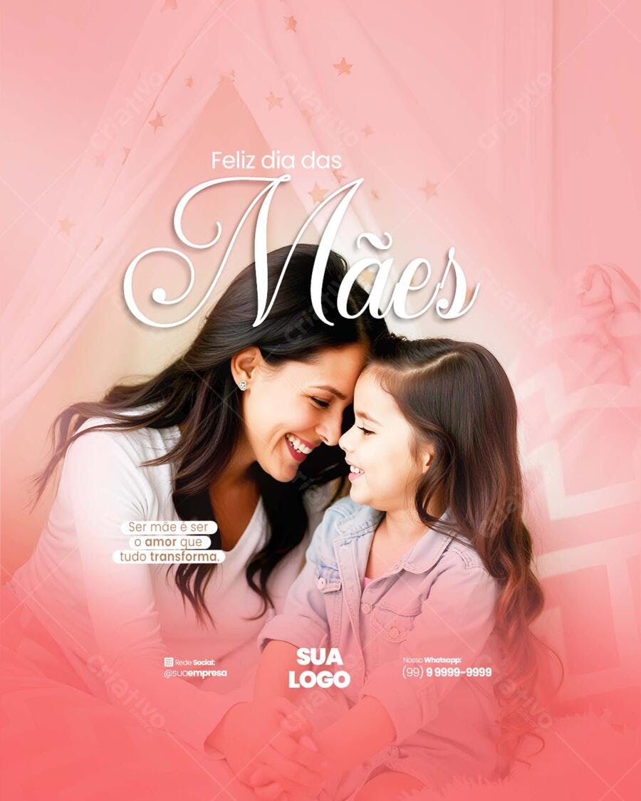 Flyer Dia das Mães PSD Editável