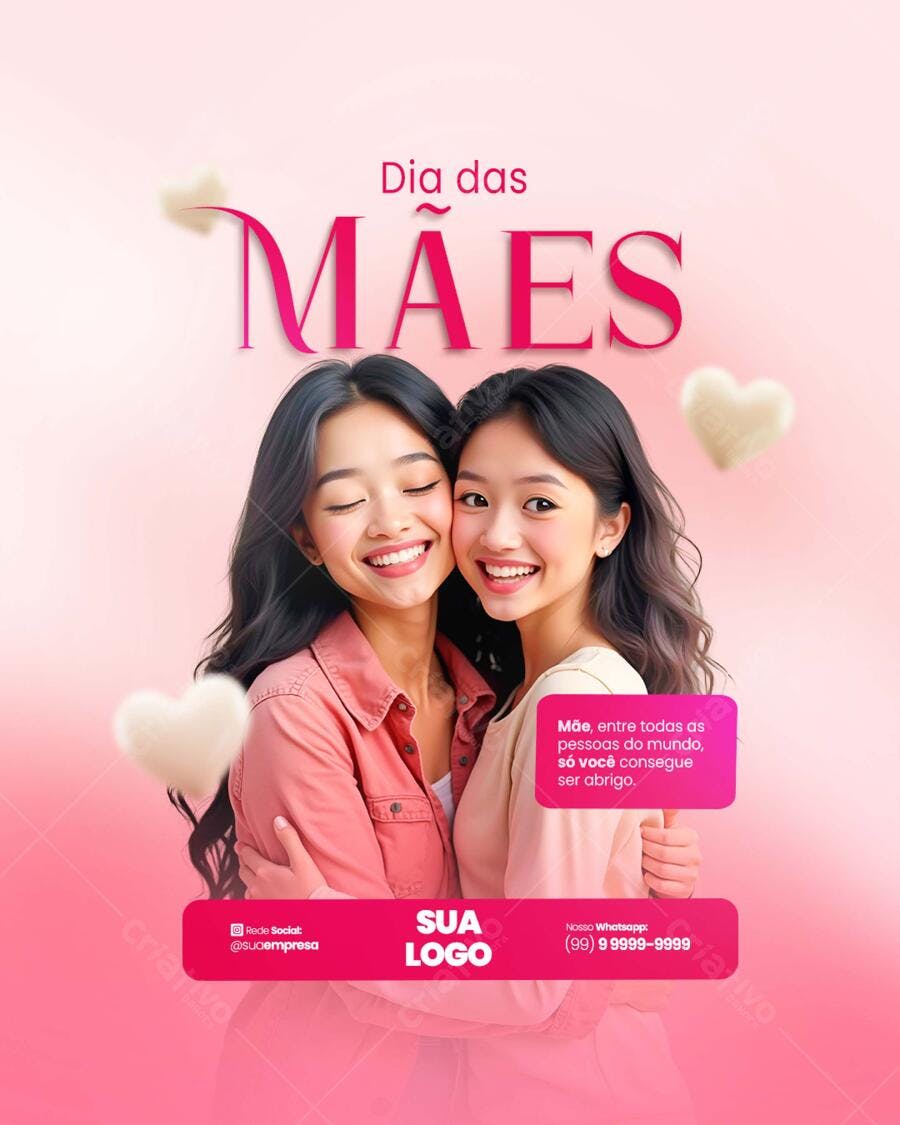 Postagem Dia das Mães PSD Editável