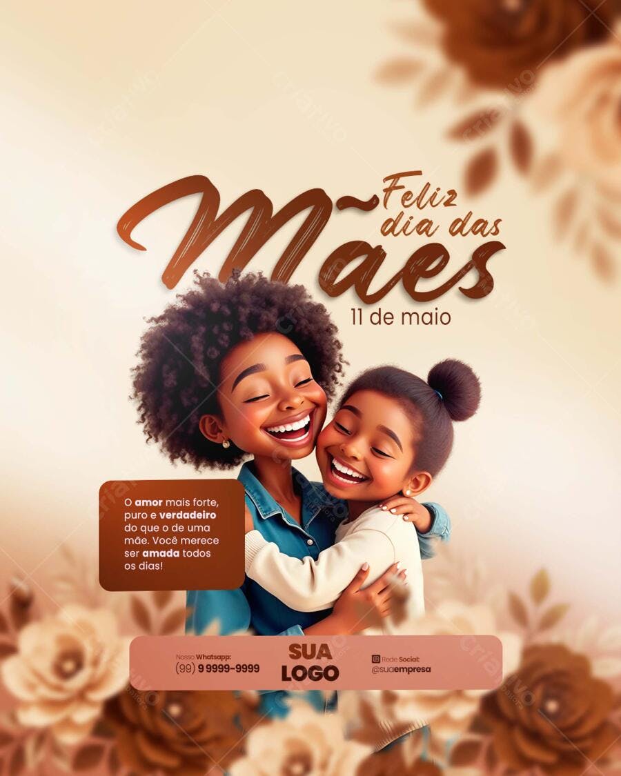 Flyer Dia das Mães PSD Editável