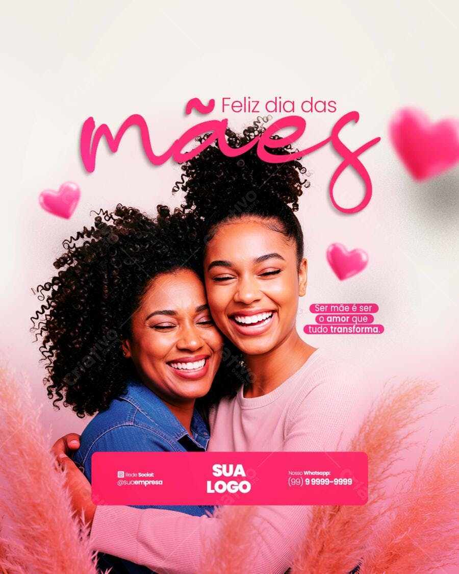 Postagem Dia das Mães PSD Editável
