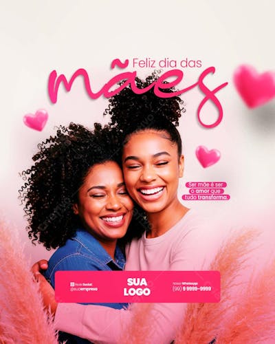 Dia das Mães Social Media PSD Editável (15)