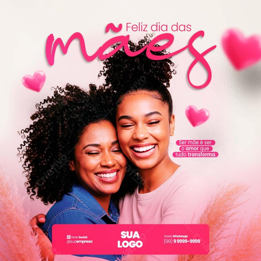 Postagem Dia das Mães PSD Editável