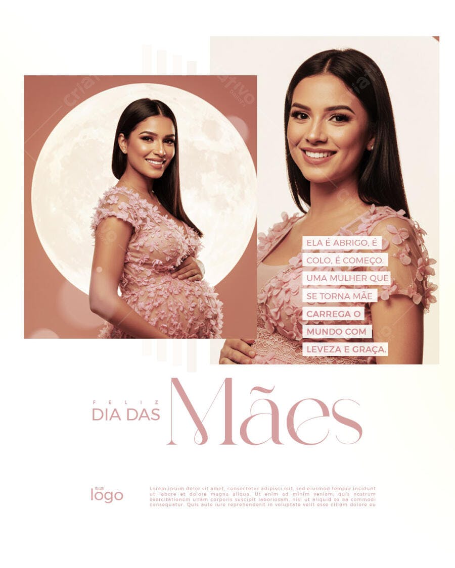 Flyer Dia das Mães PSD Editável