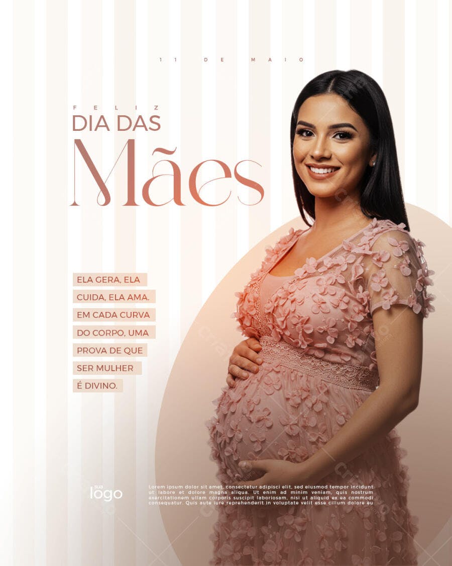 Flyer Dia das Mães PSD Editável