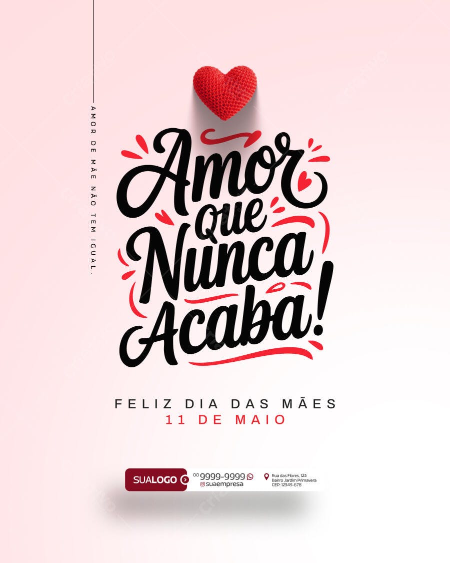 Postagem Dia das Mães PSD Editável
