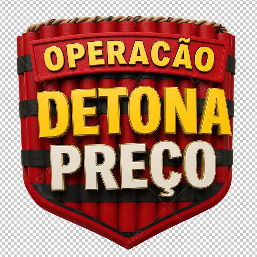 Banner Liquidação Detona Preço PNG com fundo transparente