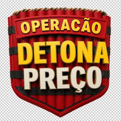 Operação Detona Preço Escudo com Dinamites em 3D