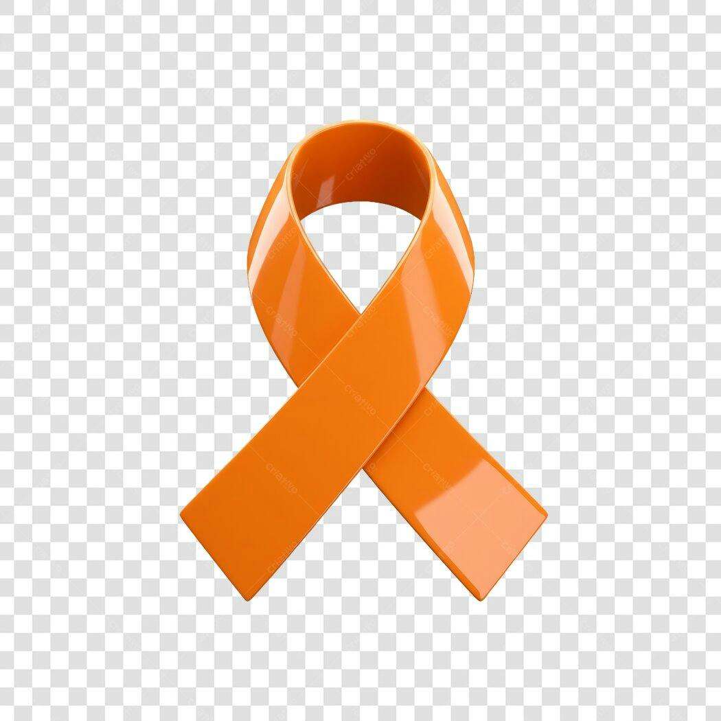 Logo PNG com fundo transparente para Outubro Laranja