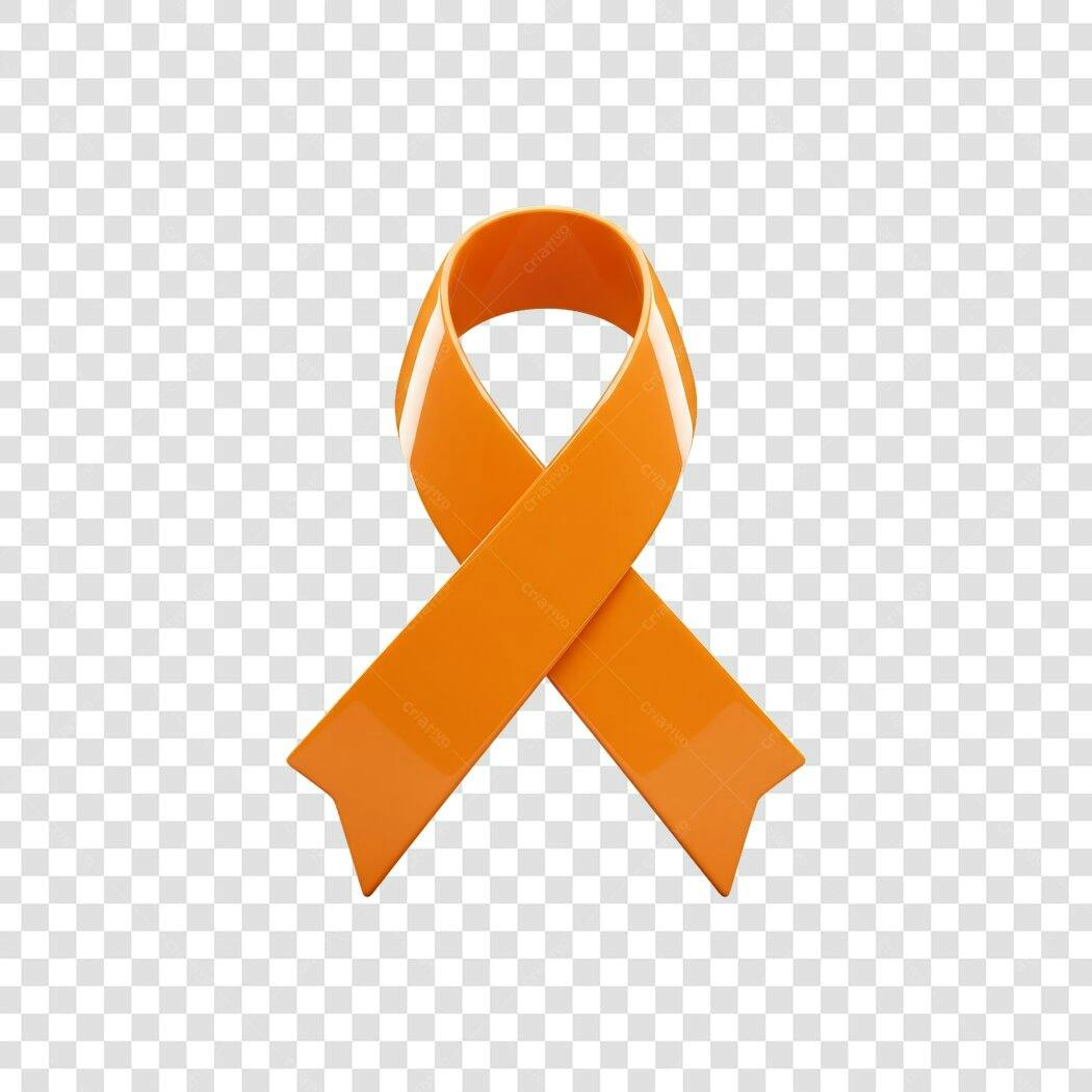 Logo PNG com fundo transparente para o Outubro Laranja