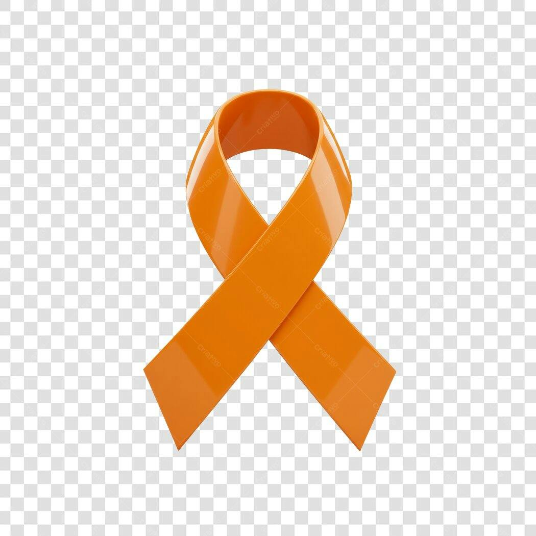 Logo PNG com fundo transparente para Outubro Laranja