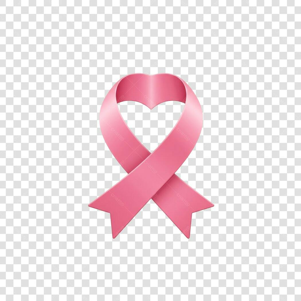 Logo Outubro Rosa PNG com fundo transparente
