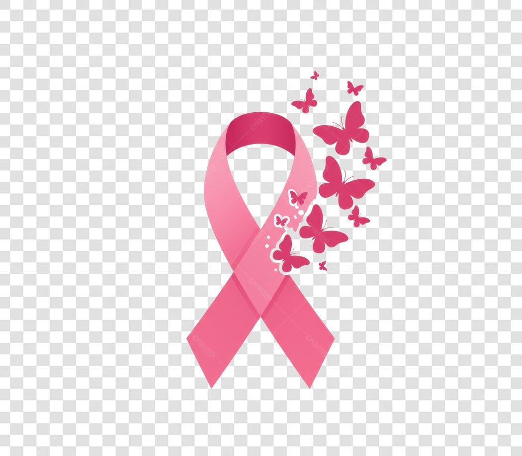 Banner Outubro Rosa PNG com fundo transparente