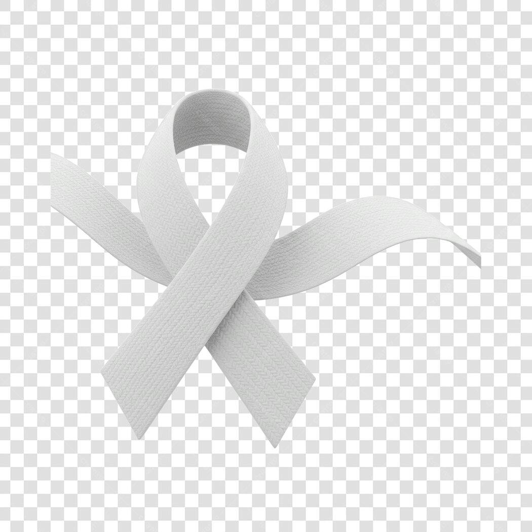 Fita branca PNG com fundo transparente