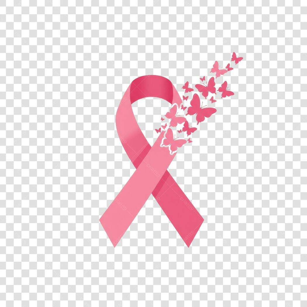 Banner Outubro Rosa PNG com fundo transparente