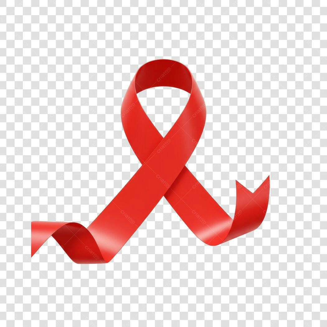 Banner Dia Mundial da Aids PNG com fundo transparente