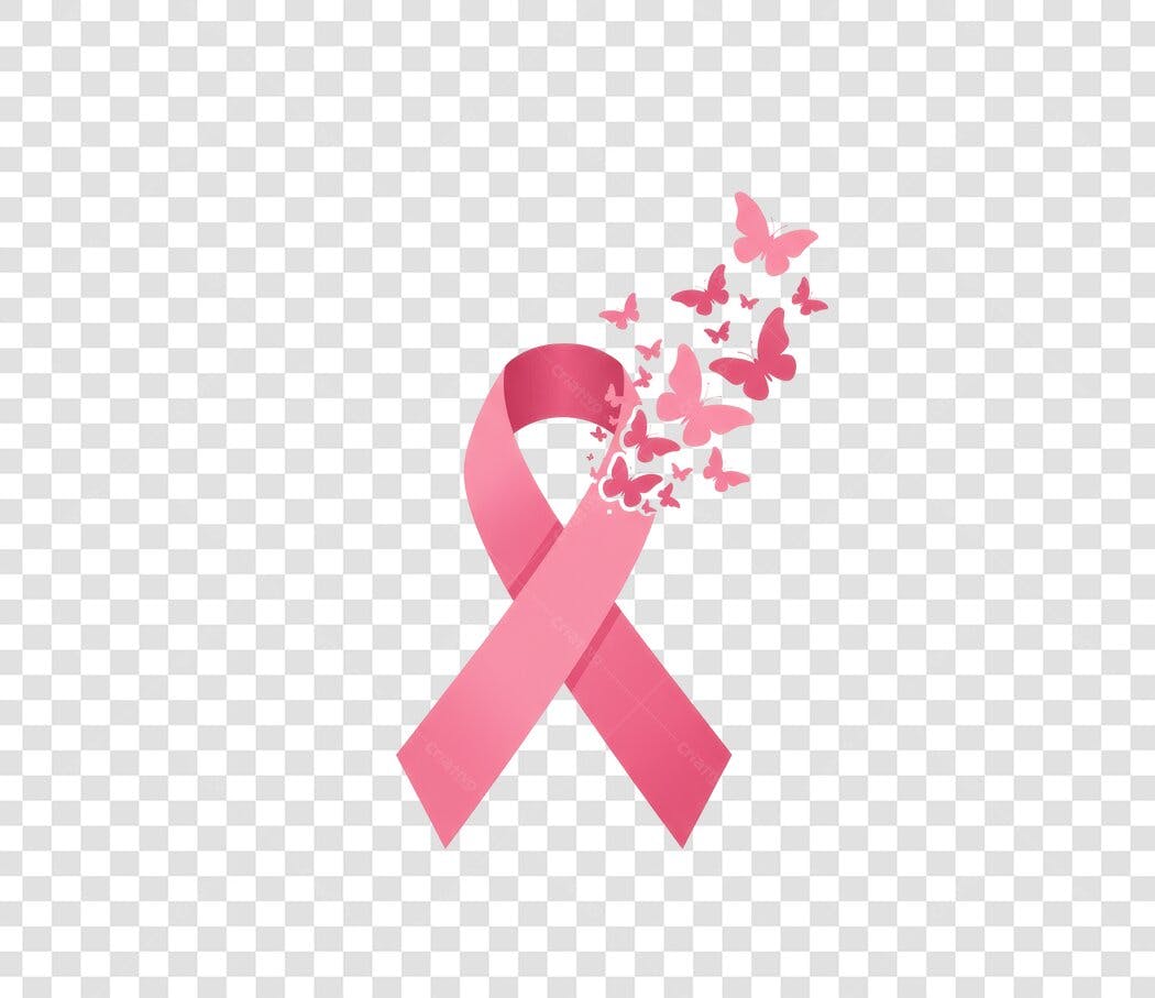 Banner Outubro Rosa PNG com fundo transparente