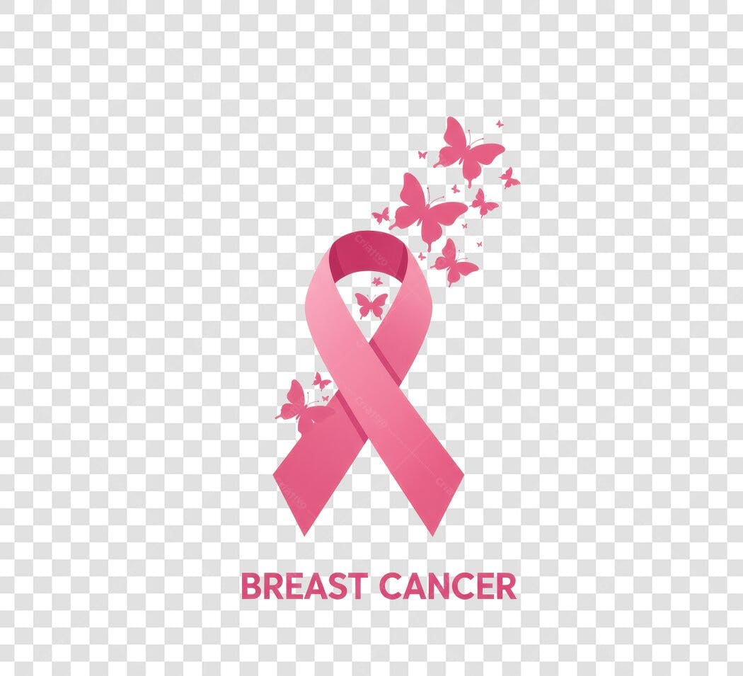 Banner Outubro Rosa PNG com fundo transparente