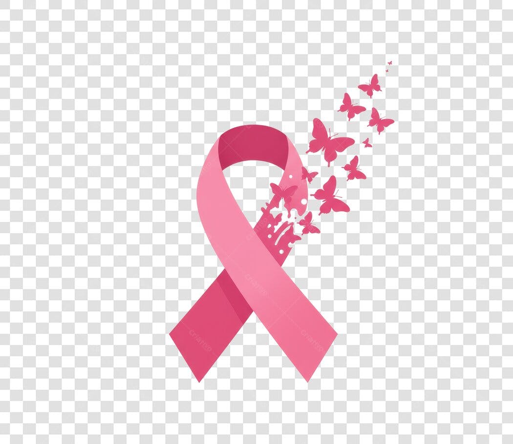 Banner Outubro Rosa PNG com fundo transparente