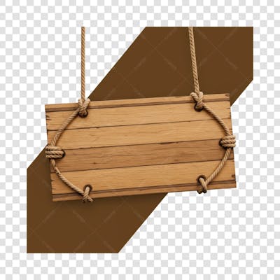 PLACA DE MADEIRA ELEMENTO 3D PARA COMPOSIÇÃO PNG SÃO JOÃO FESTA JUNINA SHOW EVENTO (181)
