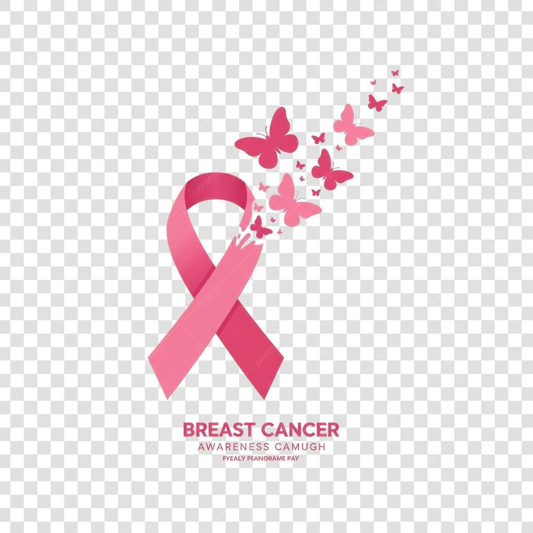 Banner Outubro Rosa PNG com fundo transparente