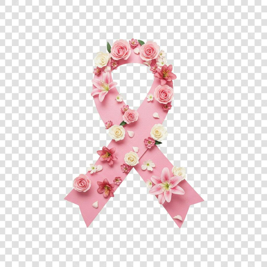 Banner Outubro Rosa PNG com fundo transparente