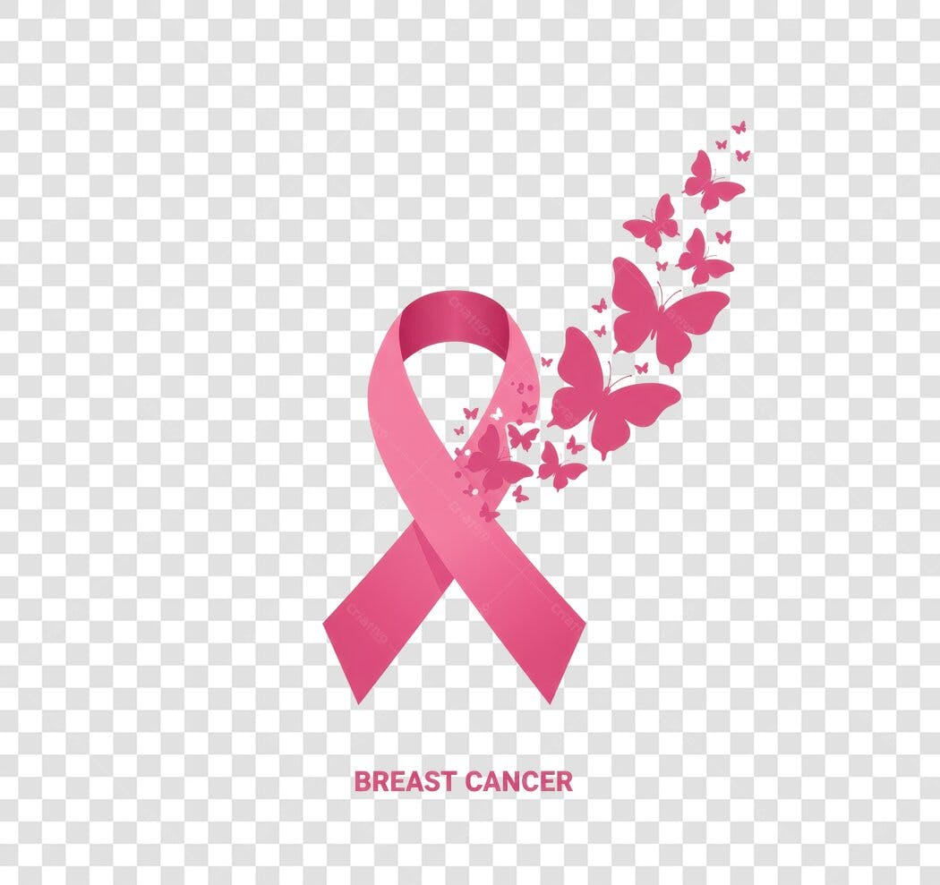 Banner Outubro Rosa PNG com fundo transparente