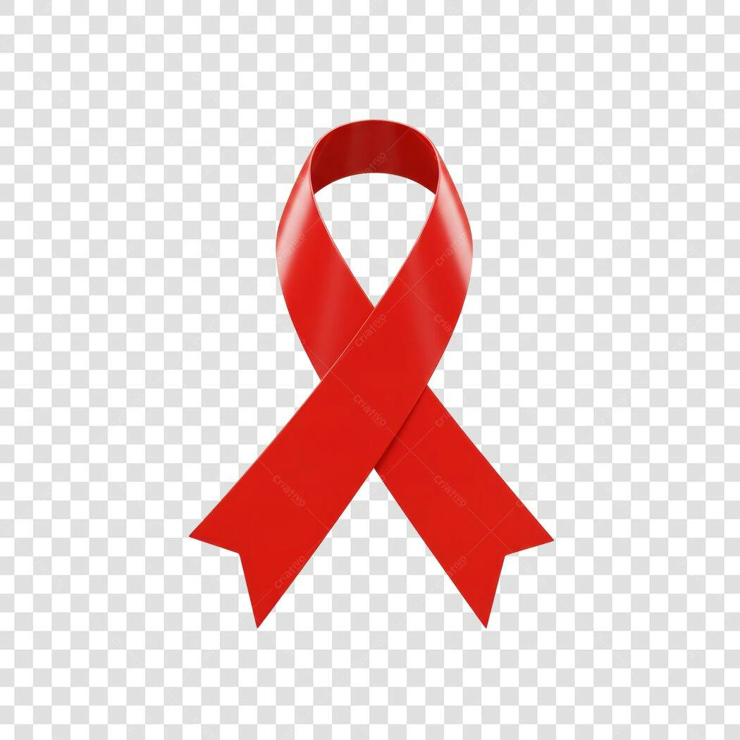 Banner Dia Mundial da Aids PNG com fundo transparente