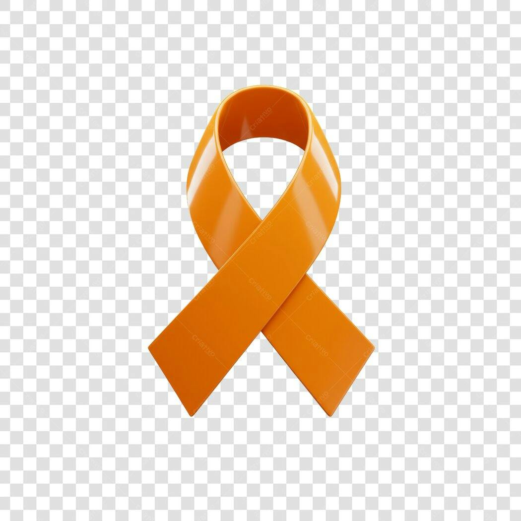 Logo PNG com fundo transparente Laranja para conscientização