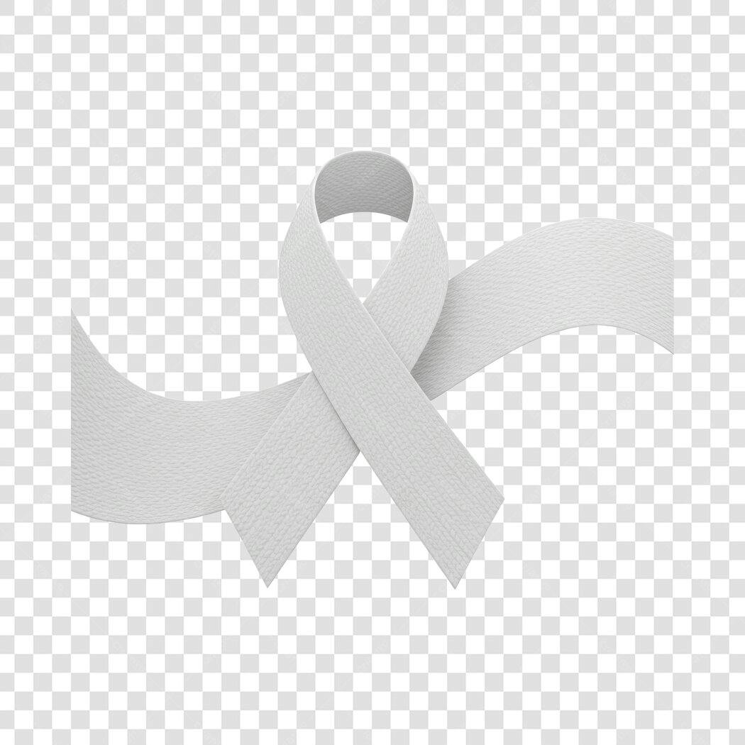 Banner Fita Branca PNG com fundo transparente