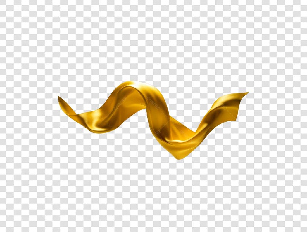 Banner Ouro Luxo PNG com fundo transparente
