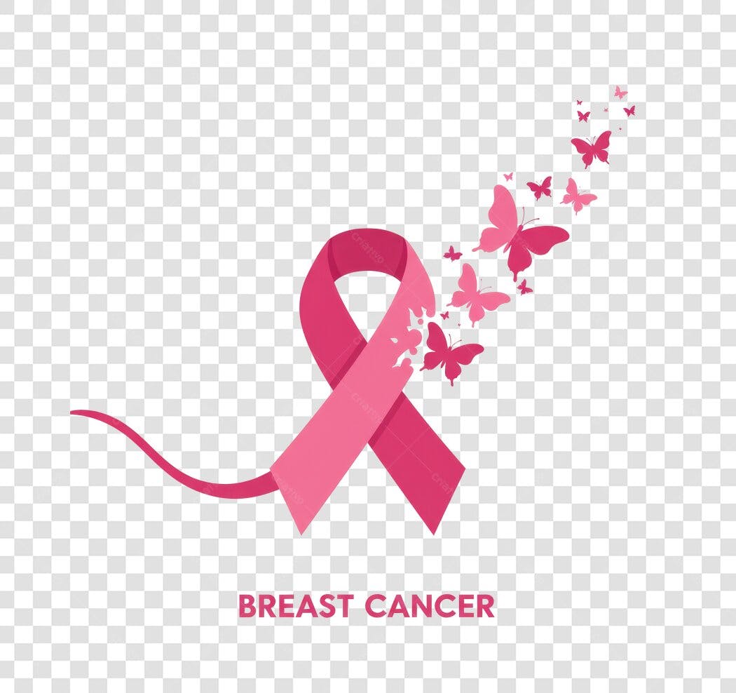 Banner Outubro Rosa PNG com fundo transparente