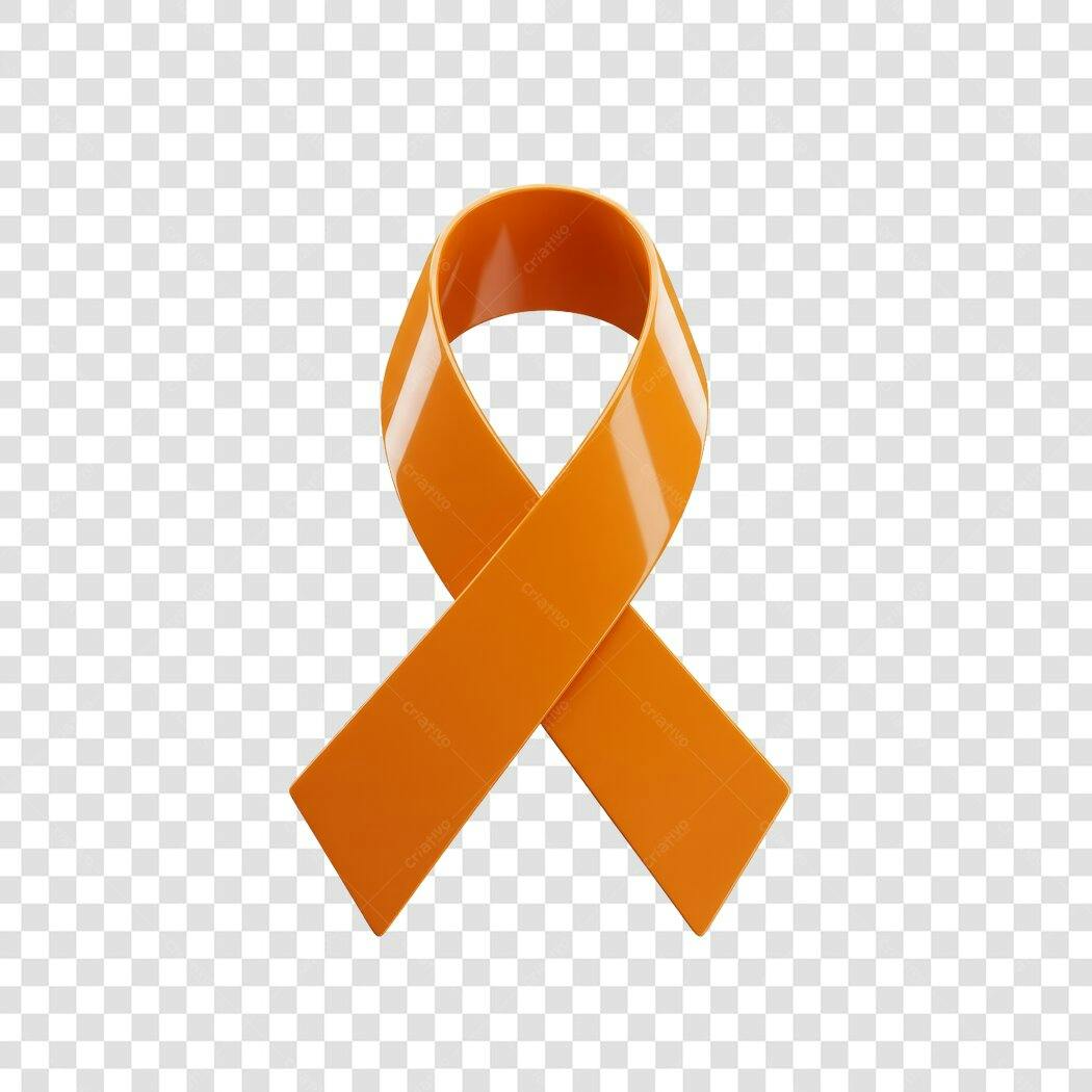 Logo PNG com fundo transparente para Outubro Laranja