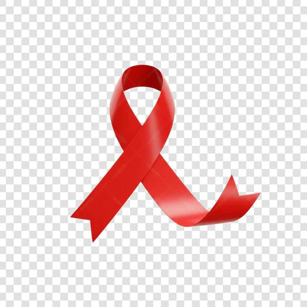 Logo PNG Dia Mundial da Luta contra a AIDS com fundo transparente