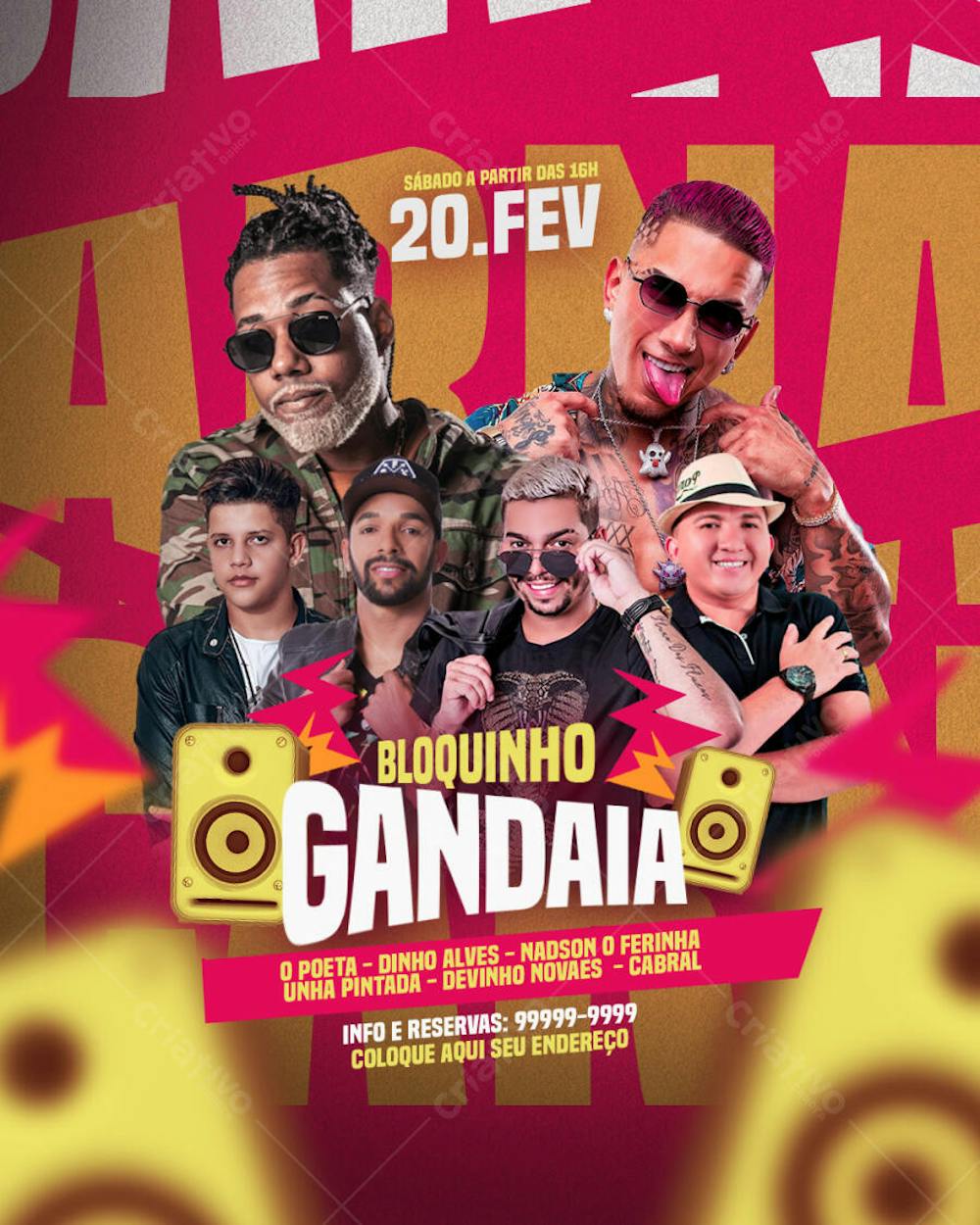 flyer de show, cantor cantora, banda, musica , musical (8)