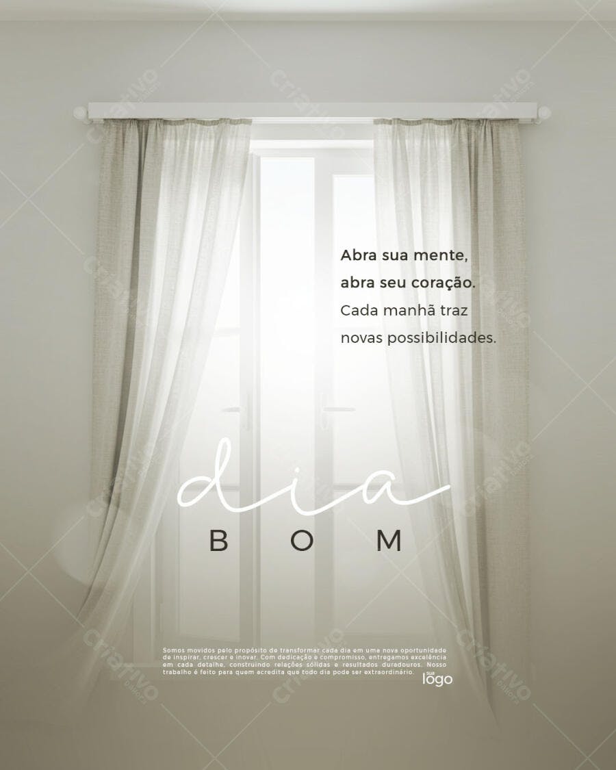 Flyer Dia Bom PSD Editável