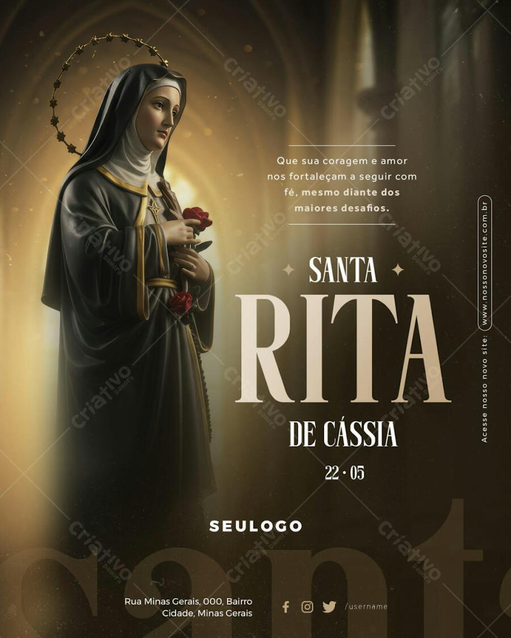 Projeto Plataformas - 22 de maio - Dia de Santa Rita de Cássia