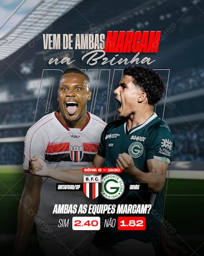 Jogo do Dia - Botafogo/SP X Goiás