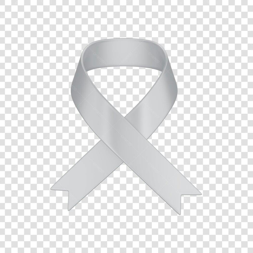 Logo PNG com fundo transparente Fita Cinza