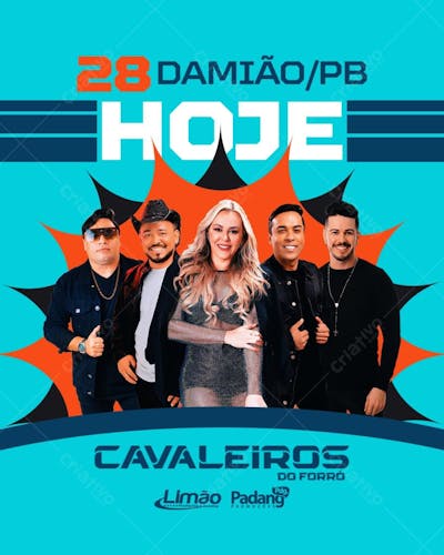 É Hoje 28Abr - Cavaleiros do Forró