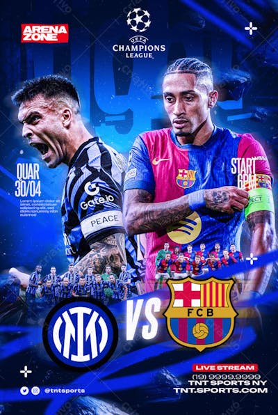 BARCELONA X INTERNACIONALE SEMIFINAIS CHAMPIONS LEAGUE LIGA DOS CAMPEÕES 2025