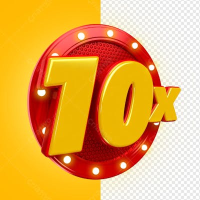 10X CIRCULO VERMELHO COM GRADE E LUZ