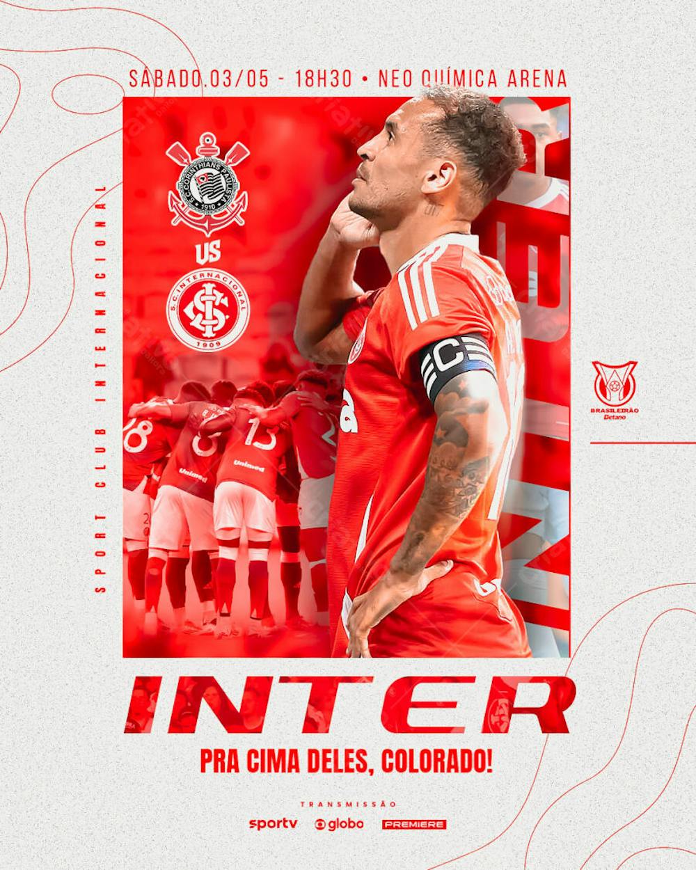 FUTEBOL BRASILEIRÃO - CORINTHIANS X INTER